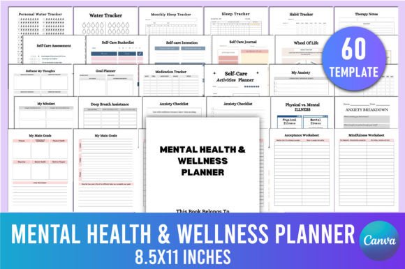 Download Mental Health &amp; Wellness Planner - Plan Collection