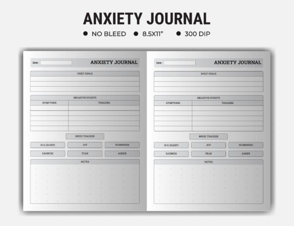 Download Simple Anxiety Journal Self Care Planner - Plan Collection