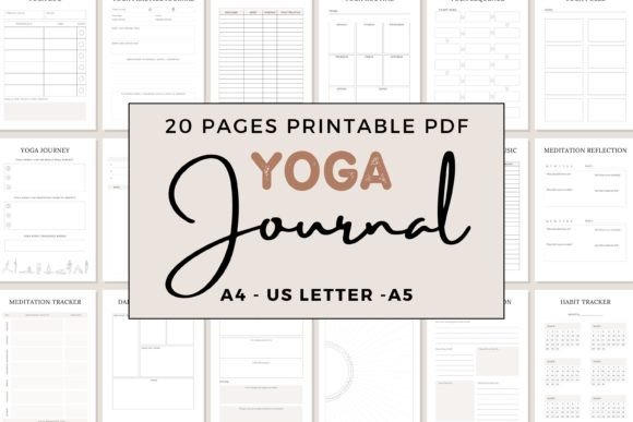 Download Printable Yoga Journal | PDF Planner - Plan Collection