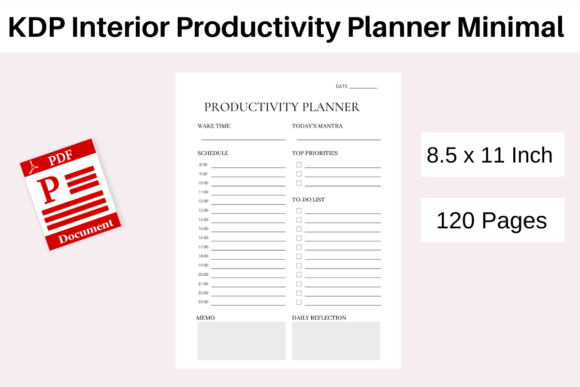 Download KDP Productivity Planner Interior Insert - Plan Collection