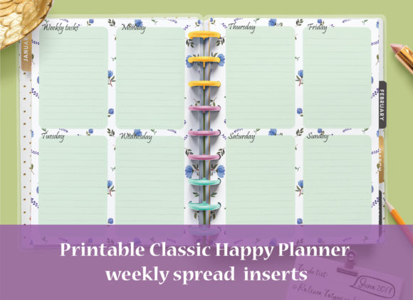 Download Weekly Spread Printable Planner - Plan Collection