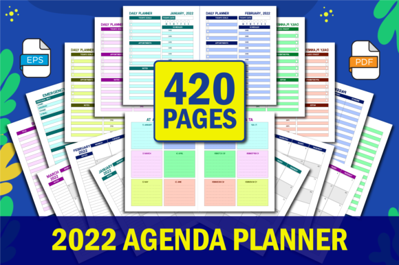 Download 420 Pages 2022 Agenda Planner - Plan Collection