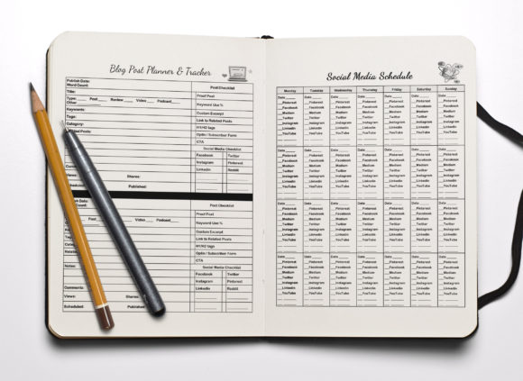 Download Blog Planner - KDP Interior - Plan Collection