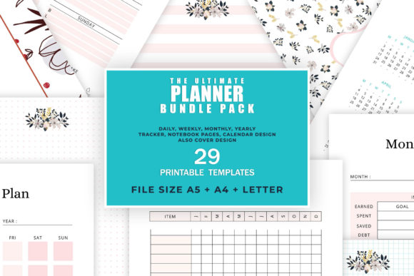 Download Ultimate Printable Planner Bundle - Plan Collection