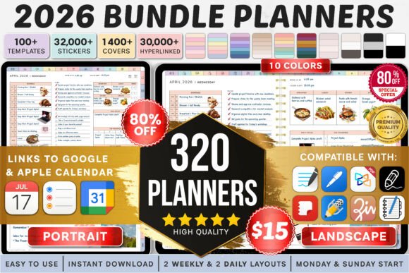 Download All-in-One Digital Planner, Goodnotes - Plan Collection