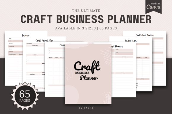 Download Craft Business Planner: Canva Template - Plan Collection