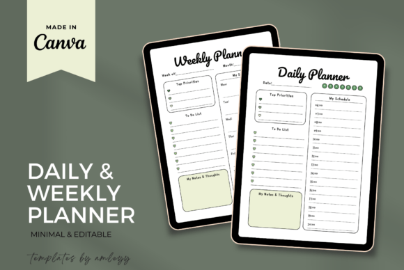 Download Free Cute Pastel Daily &amp; Weekly Planner - Plan Collection