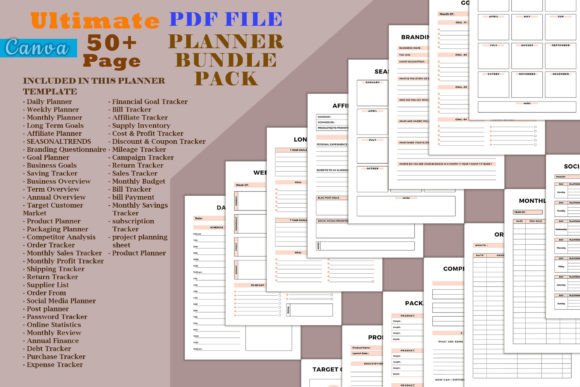 Download Planner Bundle Pack Vol:10 - Plan Collection