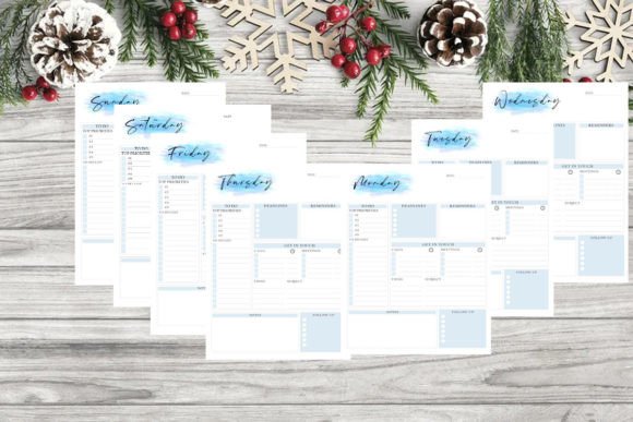 Download Printable Daily Planner Colorfull Digita - Plan Collection