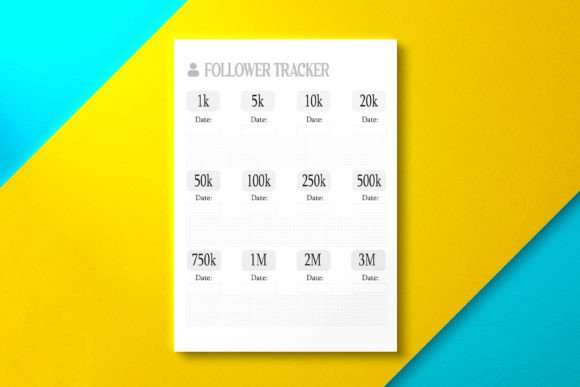 Download Follower Tracker Printable Planner - Plan Collection