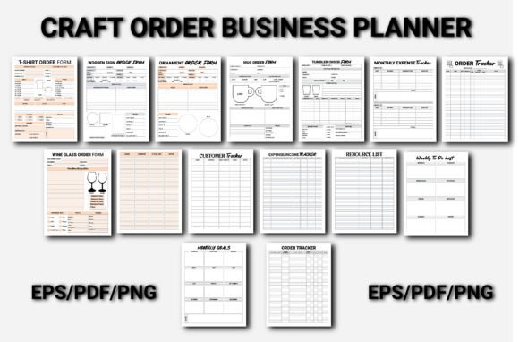 Download Craft Order Business Planner Bundle - Plan Collection
