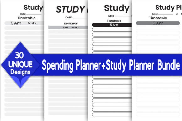 Download Spending Planner+Study Planner Log Book - Plan Collection
