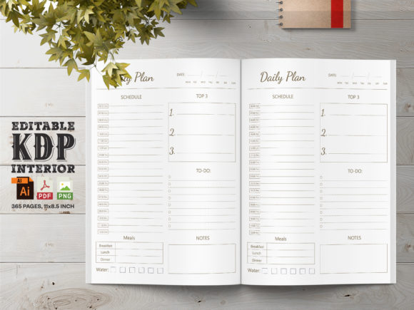 Download 2022 Daily Planner Ready for KDP - Plan Collection