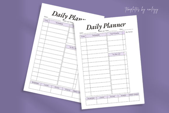 Download Productivity Daily Planner Template - Plan Collection