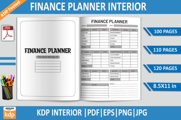 Download Finance Planner| KDP Interior Template - Plan Collection
