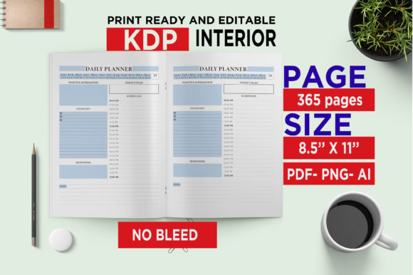Download 2022 Daily Planner KDP Journal 365 Pages - Plan Collection