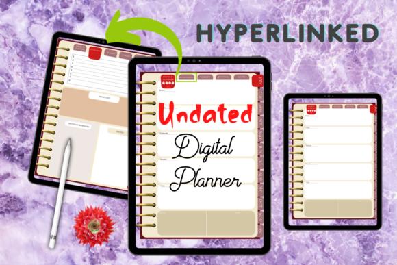 Download Digital Undated Planner for Goodnotes - Plan Collection