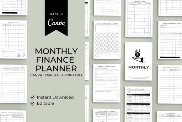 Download Monthly Finance Planner Template - Plan Collection
