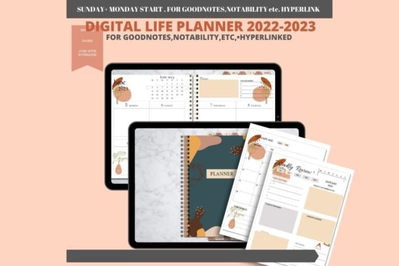 Download Digital Life Planner Goodnotes 2022-2023 - Plan Collection