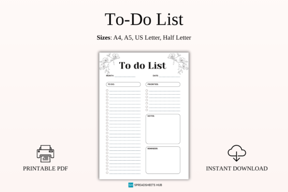 Download To Do List Printable Checklist Planner - Plan Collection