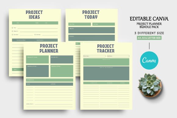 Download Canva Project Planner Template - Plan Collection
