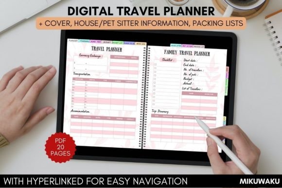 Download Digital Travel Planner Bundle 1 - Plan Collection