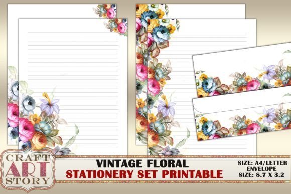 Download Floral Printable Stationery - Stationery Collection