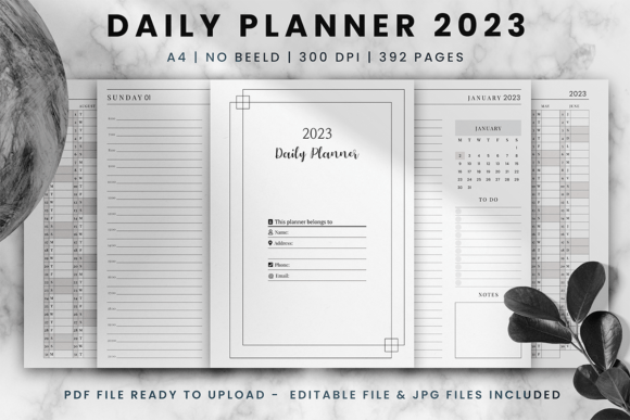 Download Daily Planner 2023 - One Day Per Page - Plan Collection