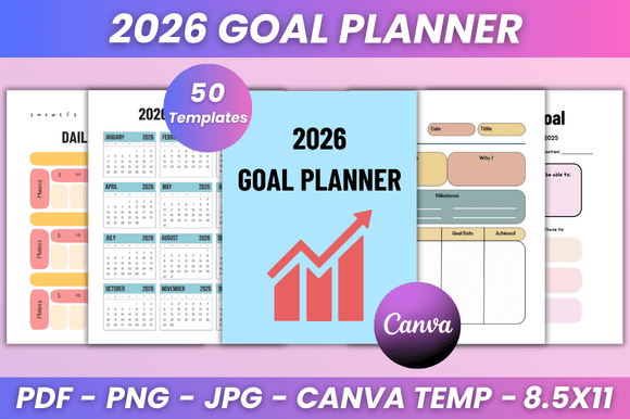 Download 2026 Goal Planner Kdp Interior - Plan Collection