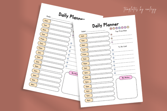 Download Cute Daily Planner Template – Editable - Plan Collection