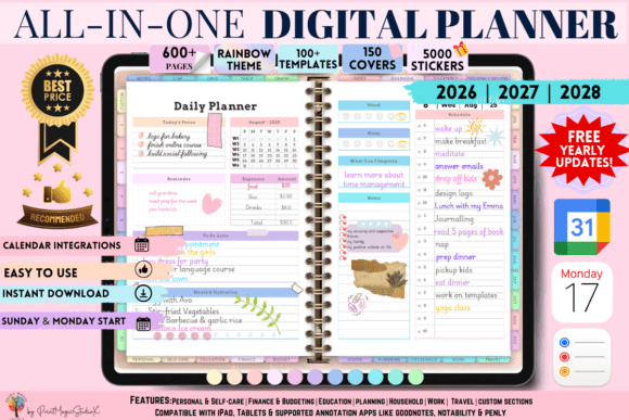 Download All-in-One Digital Planner - Plan Collection