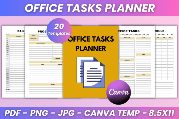 Download Office Tasks Planner Kdp Interior - Plan Collection