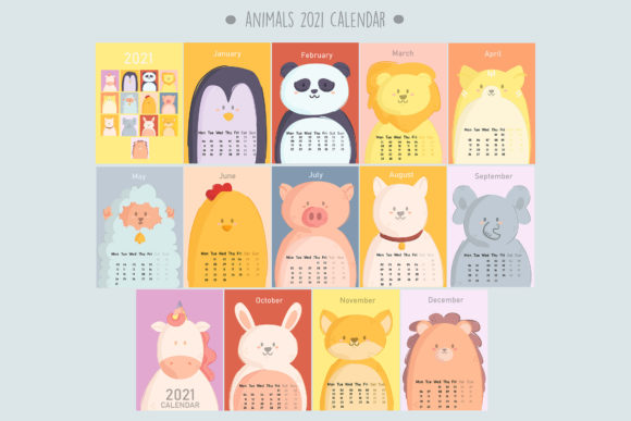 Download Animals 2021 Calendar - 2021 Collection