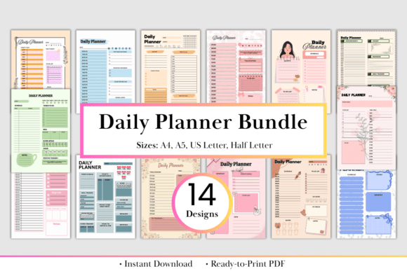 Download Ultimate Daily Planner Bundle - Plan Collection