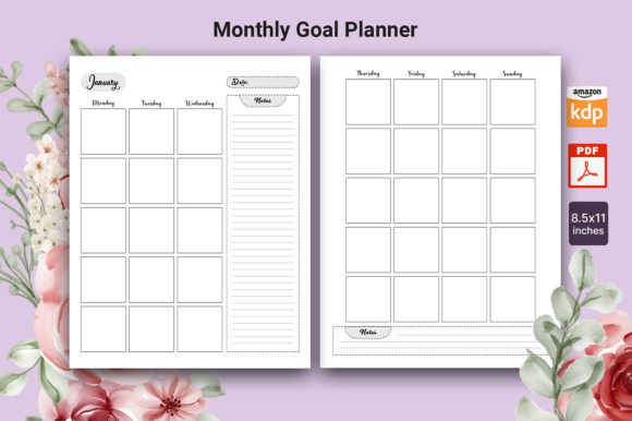 Download Monthly Goal Planner - Plan Collection