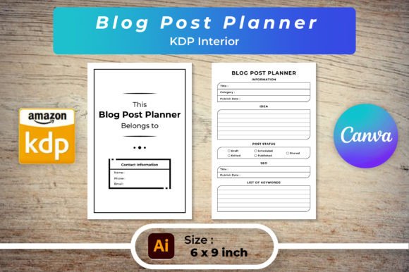 Download Blog Post Planner KDP Interior - Plan Collection