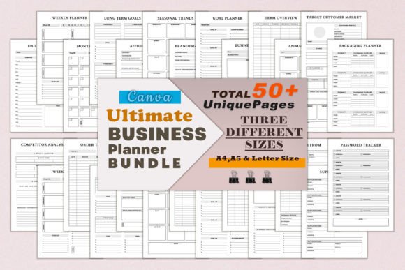 Download Business Planner Template Pack Vlo:10 - Plan Collection