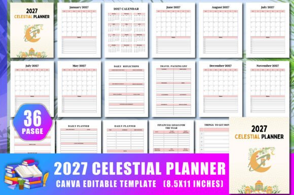 Download 2027 Celestial Planner - Plan Collection