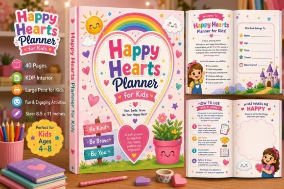 Download Happy Hearts Planner for Kids - Plan Collection