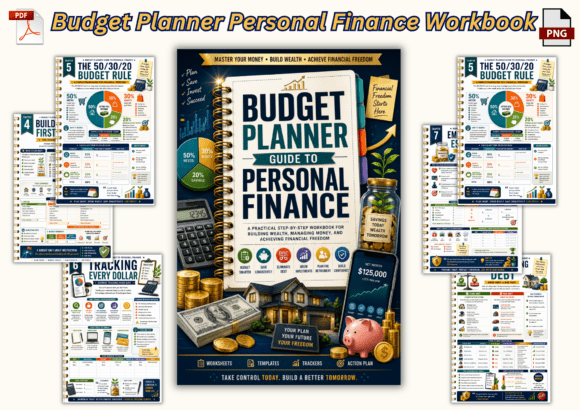 Download Budget Planner Personal Finance Workbook - Plan Collection