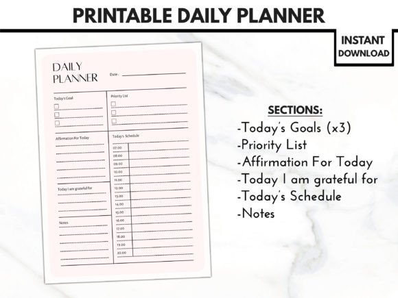 Download Daily Planner Printable - Plan Collection