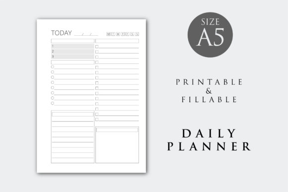 Download Minimalist Daily Planner - Plan Collection
