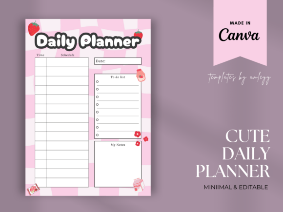 Download Cute Daily Planner Template - Plan Collection