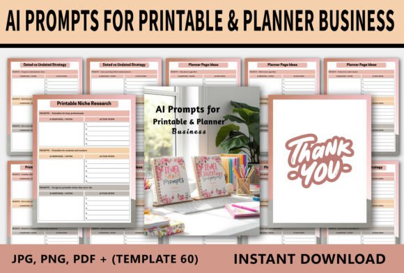 Download AI Prompts for Printable &amp; Planner - Plan Collection
