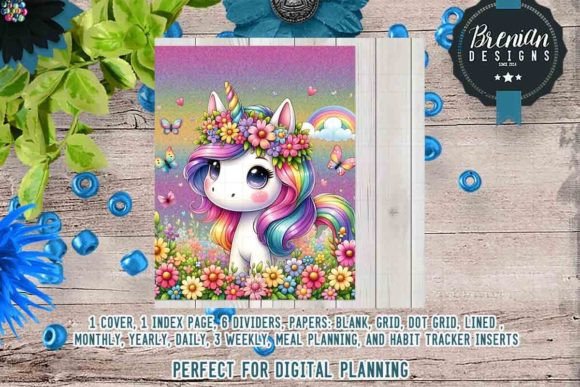 Download Unicorn Dreams File Folder Planner - Plan Collection