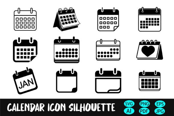 Download Minimal Planner Calendar Icon Bundle - Plan Collection