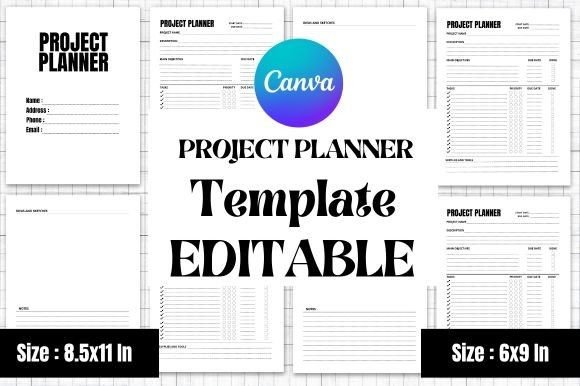 Download Project Planner Editable Template - Plan Collection
