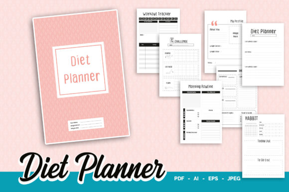 Download Diet Journal Printable Planner - Plan Collection
