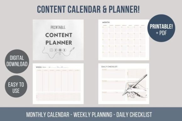 Download Monthly Printable Planner Calendar - Plan Collection