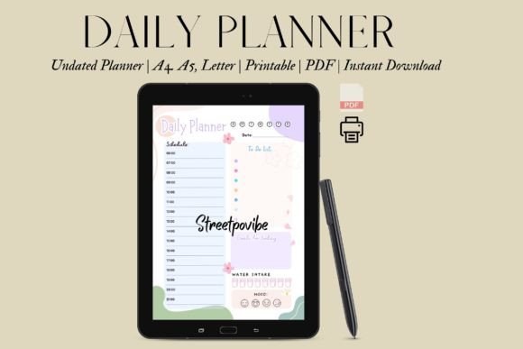 Download Nursery Pastel Cute Simple Daily Planner - Plan Collection